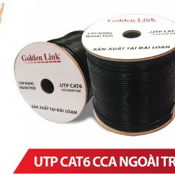 Cáp mạng Golden Link CAT.6 UTP CCA ngoài trời (305 mét)