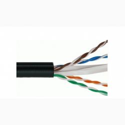 Cáp mạng VCOM CAT5E UTP SS vỏ PE - cuộn 305 mét (L525002)