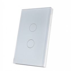 Công tắc cảm ứng thông minh 2 nút không viền SmartZ SW1M-2