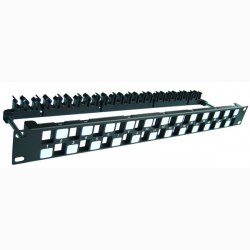 Khung Patch panel 24 Port Dintek CAT.6A 19 inch