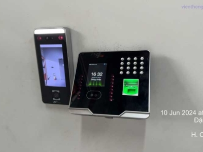 Lắp đặt hệ thống máy chấm công khuôn mặt cho nhà máy tại Long An