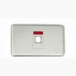 Mặt nạ 1 port Faceplate Kit Shutter COMMSCOPE