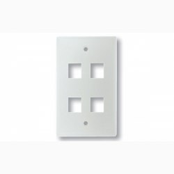 Mặt nạ 4 port Dintek Wallplate