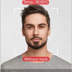 Máy chấm công kiểm soát cửa ra vào bằng thân nhiệt ZKTeco ProFace X [TD]