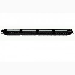 Patch panel 24 port Dintek, CAT.5E 19 inch rackmount