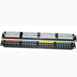Patch panel 24 Port Dintek CAT.6A 19 inch