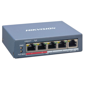Switch 4-port Fast Ethernet Smart PoE HIKVISION DS-3E1105P-EI