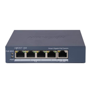 Switch HIKVISION 4-Port Gigabit Smart PoE DS-3E1505P-EI