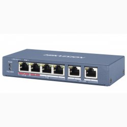 Switch PoE HIKVISION DS-3E0106P-E/M 4-port 10/100Mbps Unmanaged