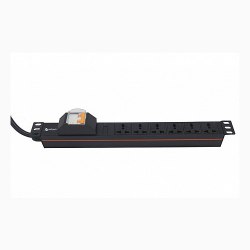 Thanh nguồn VietRack PDU 6 ổ cắm C13 VRP206-MCB16