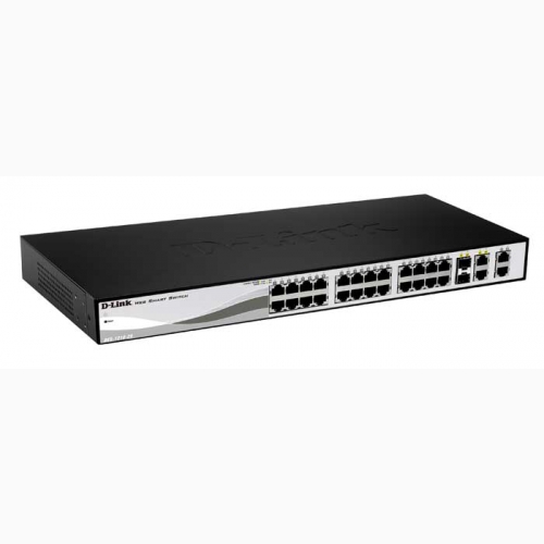 24 Port Ethernet Smart Switch D-Link DES-1210-28
