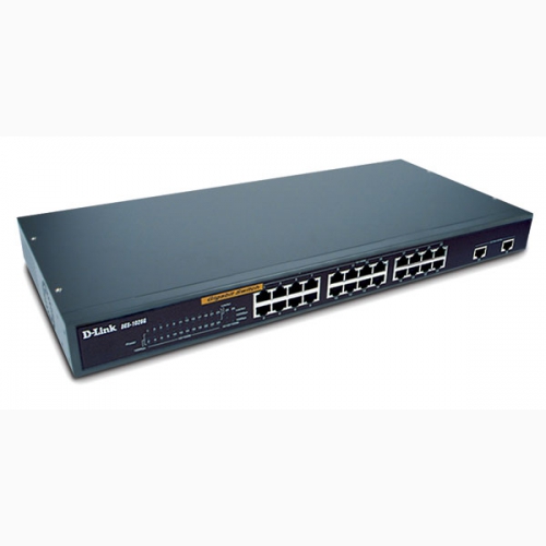 24-port Ethernet, 2-port Gigabit Switch D-Link DES-1026G/E