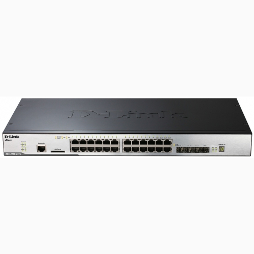 24-Port Gigabit L2 Stackable Managed Switch D-Link DGS-3120-24TC/EEI