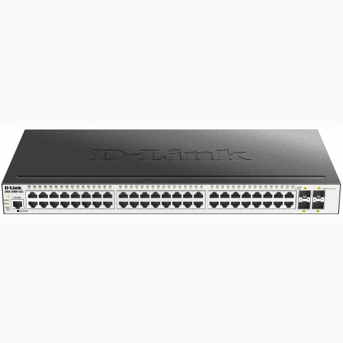 48-port 10/100/1000 Mbps + 4-port SFP L2 Gigabit Managed Switch D-Link DGS-3000-52L