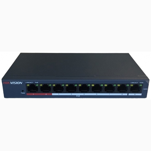 8-port 10/100Mbps PoE Switch HIKVISION DS-3E0109P-E/M