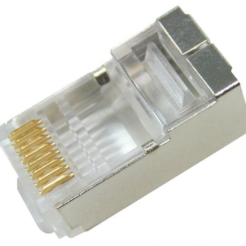 Đầu nối bọc kim loại chống nhiễu RJ-45 CAT.5e FTP Modular plug Dintek