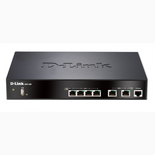 Dual WAN 4-Port Gigabit VPN Router D-Link DSR-500/E
