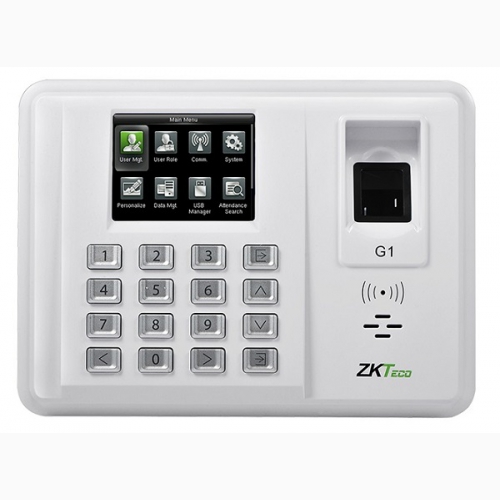 Máy chấm công vân tay, thẻ và mật khẩu dòng Green Label ZKTeco G1