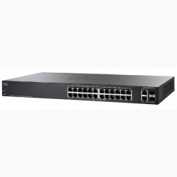 24-Port 10/100Mbps PoE Smart Switch Cisco SF200-24P
