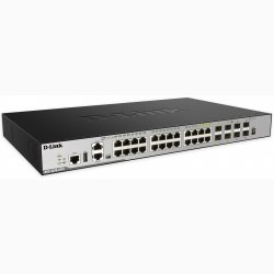 28-Port Layer 3 Stackable Managed Gigabit Switch D-Link DGS-3630-28TC/ESI