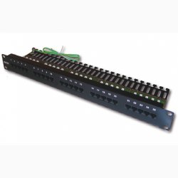 Patch panel for Telephone 25 port Dintek 19 inch